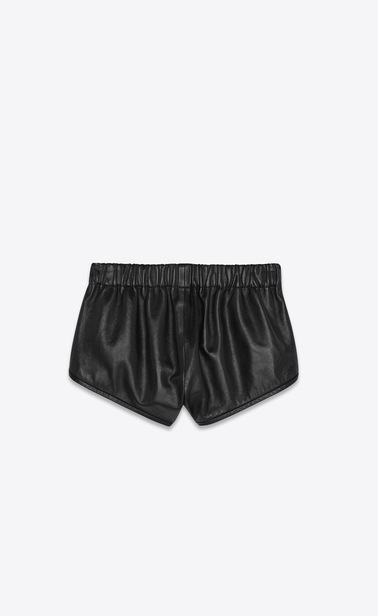 lambskin boxing shorts